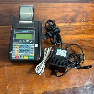 Hypercom T7Plus Credit Card Processing Terminal w/ Printer Power Supply
